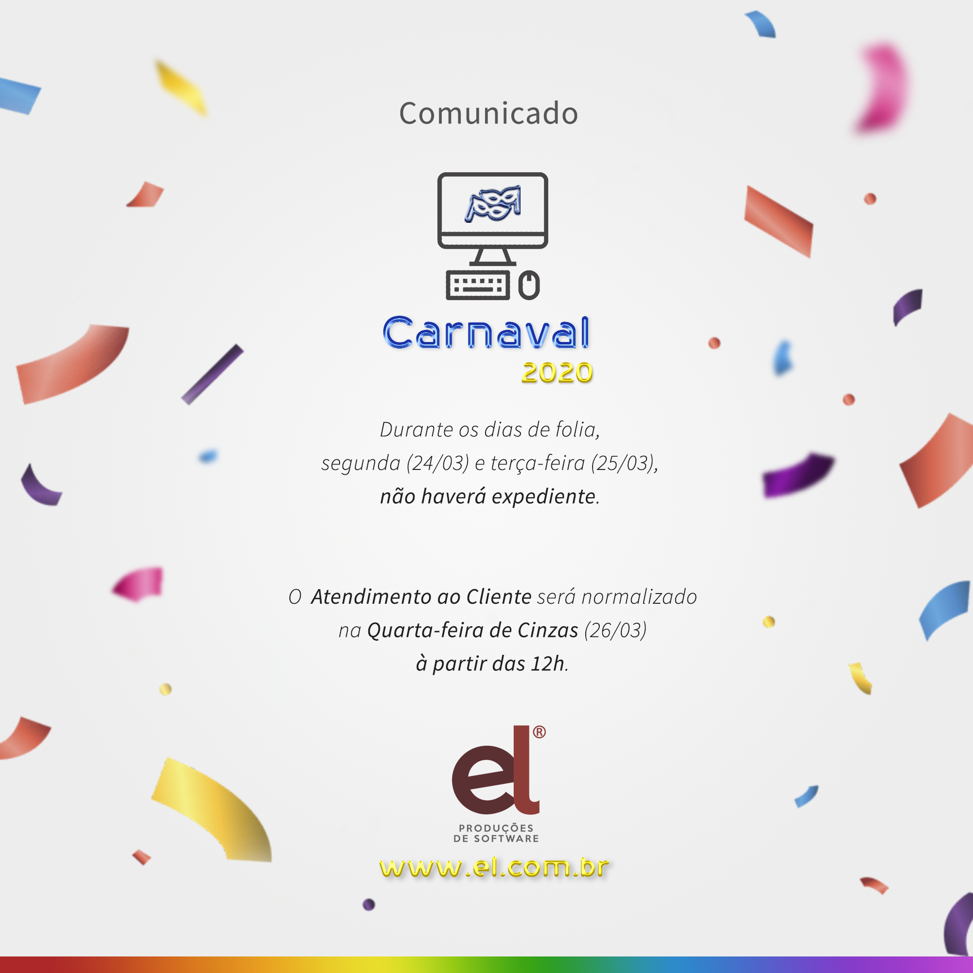 comunicado carnaval